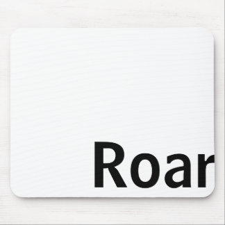 n 'Roar' mousepad / white