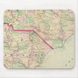 N & S Carolina 2 Mouse Pad