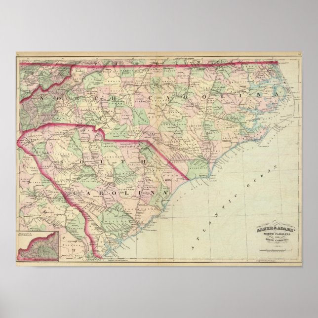 N & S Carolina 2 Poster (Front)