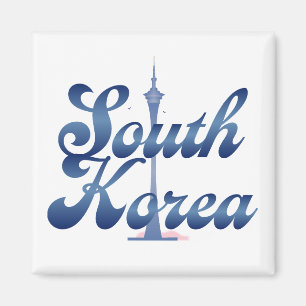 N Seoul Tower South Korea Magnet