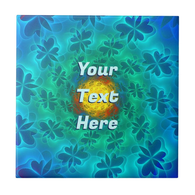 N-Space Lepidoptera Ceramic Tile (Front)