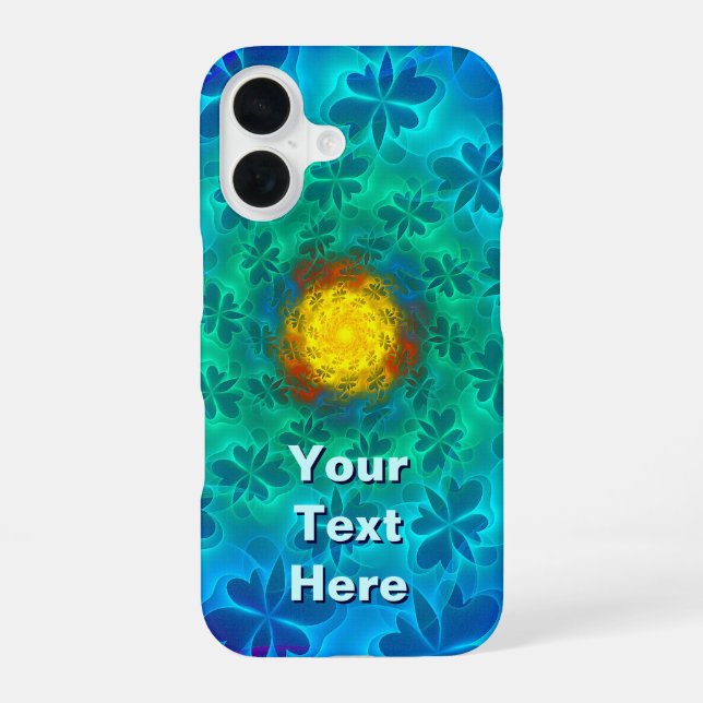 N-Space Lepidoptera iPhone 16 Case (Back)