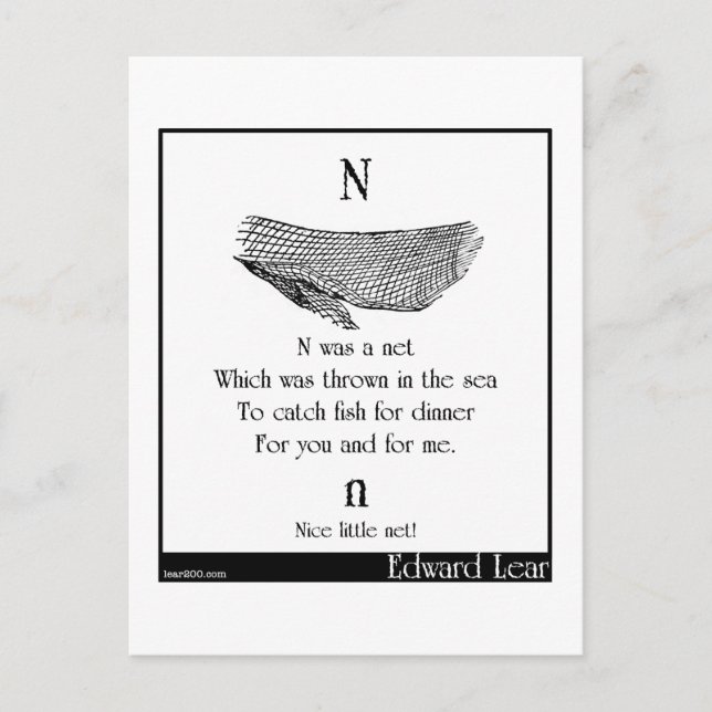 N was a net postcard (Front)