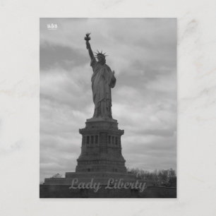 N.Y.E Lady Liberty Postcard