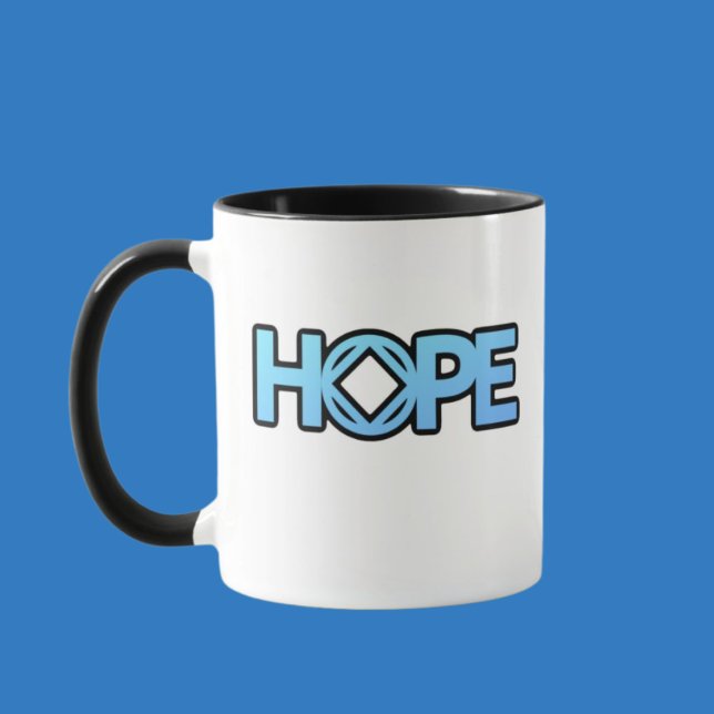 NA Addiction Recovery Blue Service Symbol Hope Mug (Creator Uploaded)