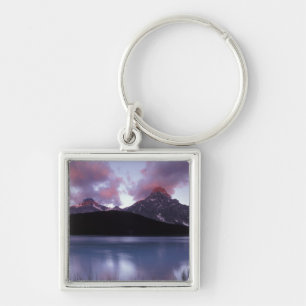 NA, Canada, Banff NP, Morning's first light on Key Ring