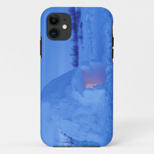 NA, Canada, Manitoba, Churchill. Arctic igloo iPhone 11 Case