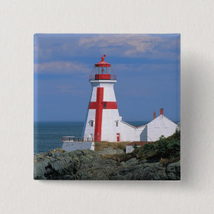 NA, Canada, New Brunswick, Campobello Island. 15 Cm Square Badge