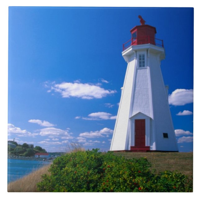 NA, Canada, New Brunswick, Campobello Island. 2 Ceramic Tile (Front)