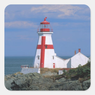 NA, Canada, New Brunswick, Campobello Island. Square Sticker