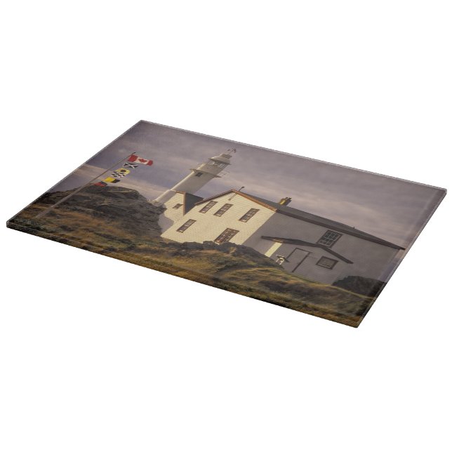 NA, Canada, Newfoundland, Lobster Cove. Lobster Cutting Board (Corner)