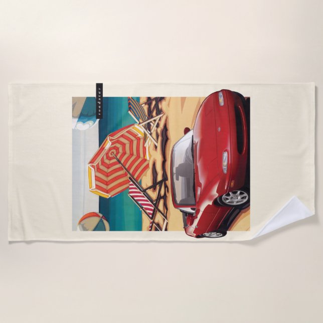 NA Miata Brochure Beach Towel (Front)