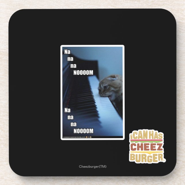 Na na na nooom coaster (Front)