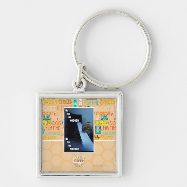 Na na na nooom key ring (Front)