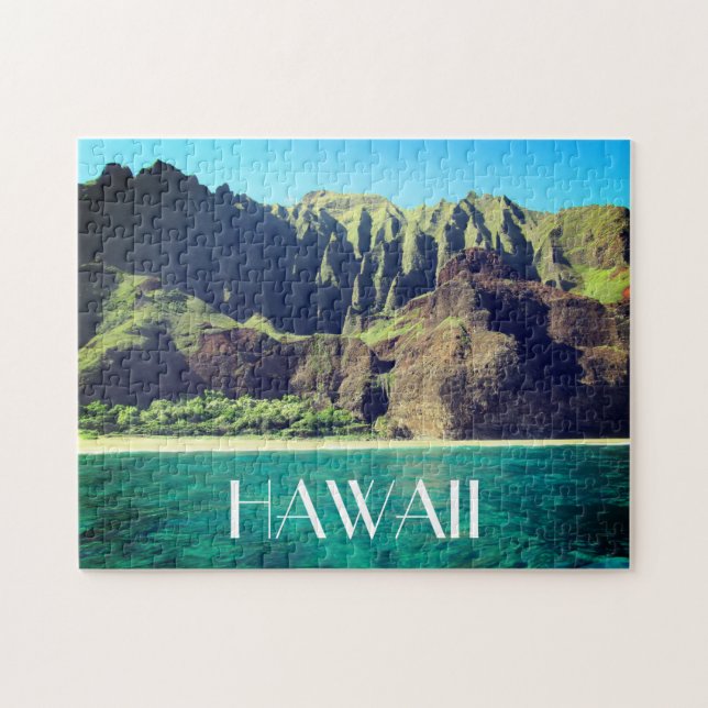 na pali coast hawaii jigsaw puzzle (Horizontal)