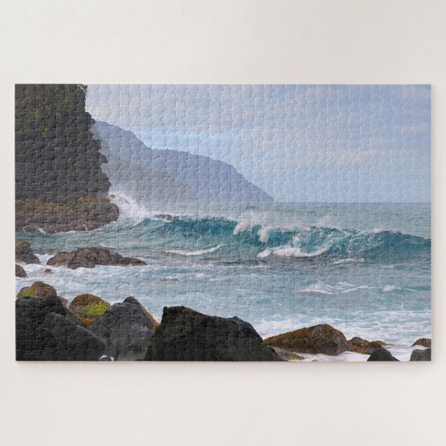 Na Pali Coast, Kauai, Hawaii, Jigsaw Puzzle (Horizontal)