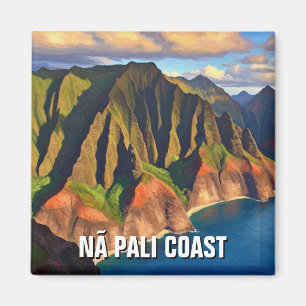 Nā Pali Coast Kauai Hawaii Travel Magnet