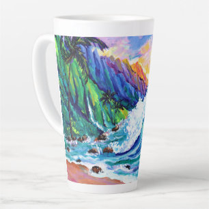 Na Pali Coast of Kauai Tropical Sunset Mug