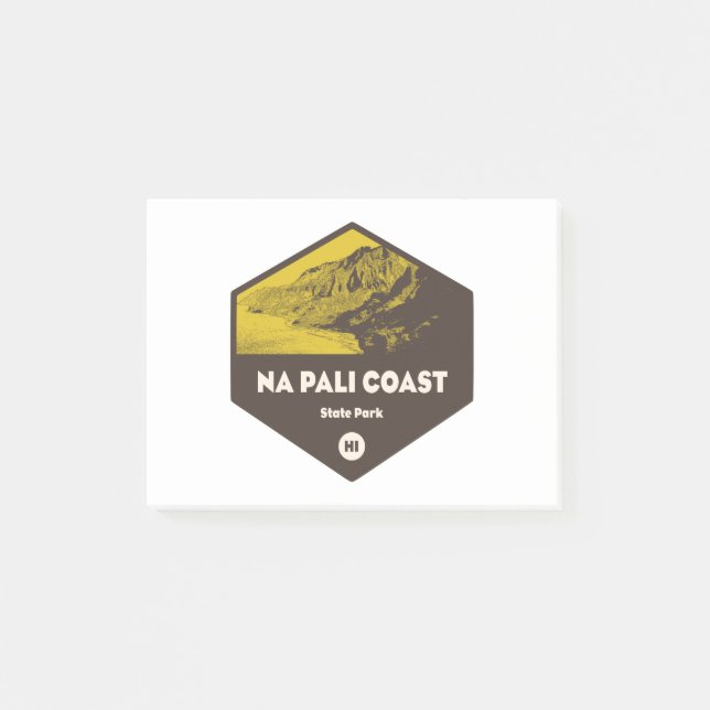 Nā Pali Coast State Park Hawaii Post-it Notes (Front)