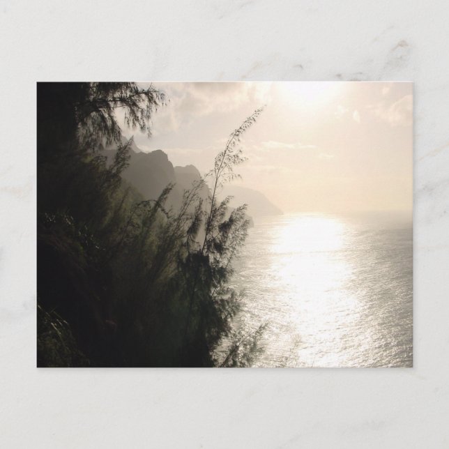 Na Pali Coast State Park sun Hawaii Postcard (Front)