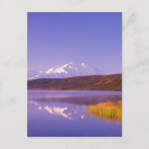 NA, USA, Alaska, Denali NP, Wonder Lake, Mt. Postcard