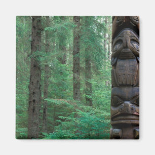NA, USA, Alaska, Sitka, Sitka Totem Park, A Magnet