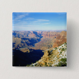 NA, USA, Arizona. Grand Canyon National Park. 15 Cm Square Badge