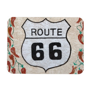 NA, USA, Arizona, Holbrook Route 66 street sign Magnet