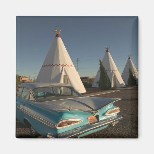 NA, USA, Arizona, Holbrook Route 66, Wigwam Magnet