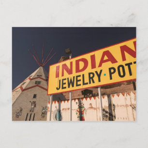NA, USA, Arizona, Lupton Yellowhorse Indian Postcard