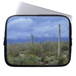 NA, USA, Arizona, Saguaro National Monument, Laptop Sleeve