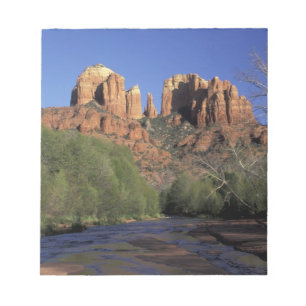 NA, USA, Arizona, Sedona. Cathedral Rock and Oak Notepad