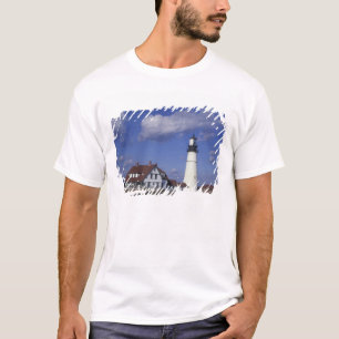 NA, USA, Maine, near Portland, Portland Head T-Shirt