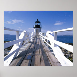 NA, USA, Maine, Port Clyde.  Marshall Point 2 Poster