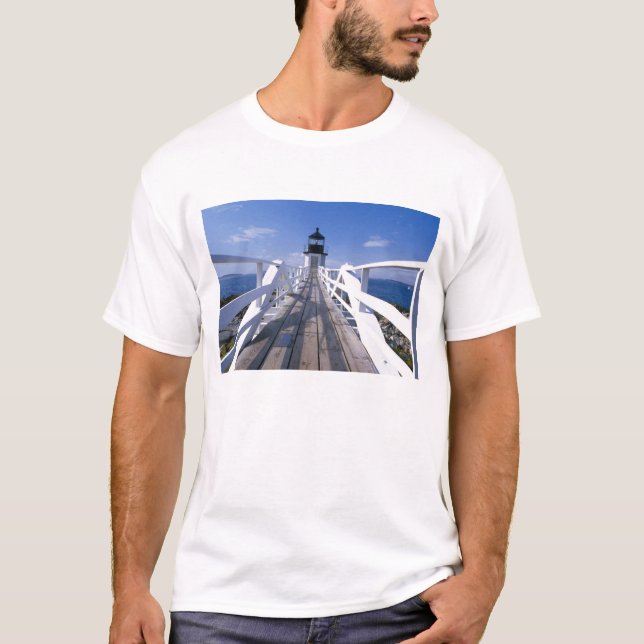 NA, USA, Maine, Port Clyde.  Marshall Point 2 T-Shirt (Front)