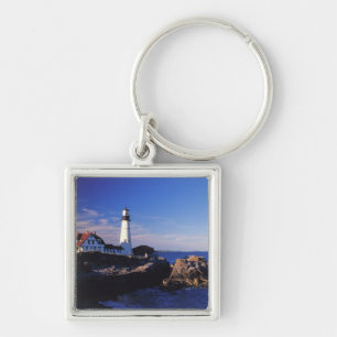 NA, USA, Maine. Portland Head lighthouse. Key Ring