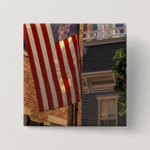 NA, USA, Massachusetts, Nantucket Island, 15 Cm Square Badge