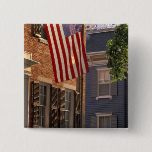 NA, USA, Massachusetts, Nantucket Island, 2 15 Cm Square Badge