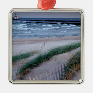 NA, USA, Michigan, Berrien County, St. Joseph, Metal Ornament