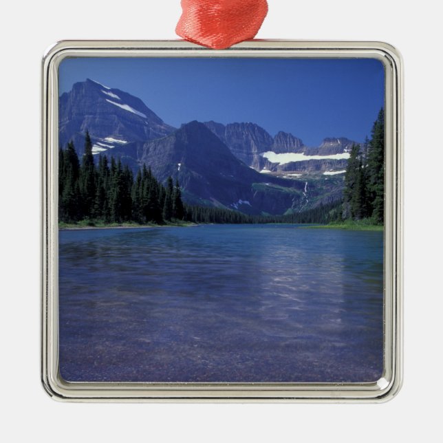 NA, USA, Montana, Glacier National PArk. Metal Ornament (Front)
