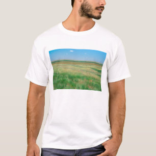 NA, USA, NE. Grasslands near Ogallala with T-Shirt