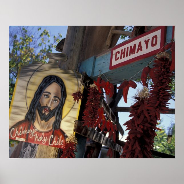 NA, USA, New Mexico, Santa Fe. Poster (Front)