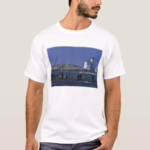 NA, USA, Oregon, Bandon, Coquille Lighthouse T-Shirt