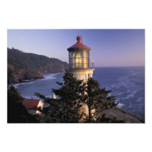 NA, USA, Oregon, Heceta Head Lighthouse, Photo Print