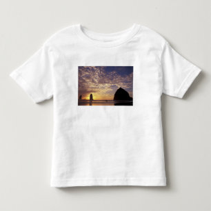 NA, USA, Oregon, Oregon Coast, Canon Beach with Toddler T-Shirt
