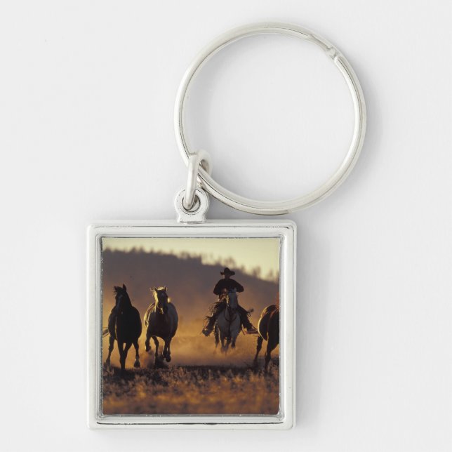 NA, USA, Oregon, Seneca, Ponderosa Ranch, Cowboy 2 Key Ring (Front)