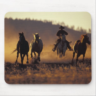 NA, USA, Oregon, Seneca, Ponderosa Ranch, Cowboy 2 Mouse Pad
