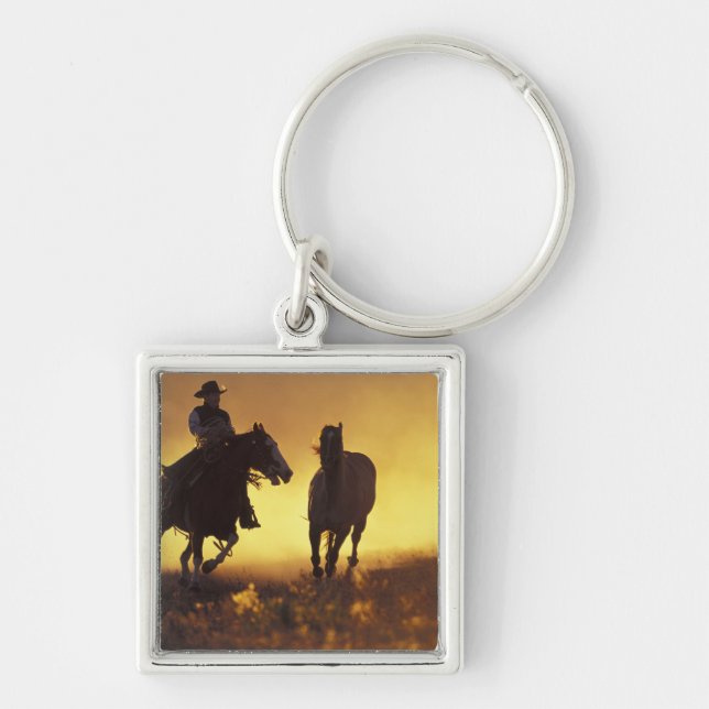 NA, USA, Oregon, Seneca, Ponderosa Ranch, Cowboy 3 Key Ring (Front)