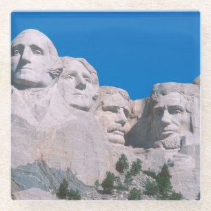 NA, USA, SD, Mount Rushmore Glass Coaster