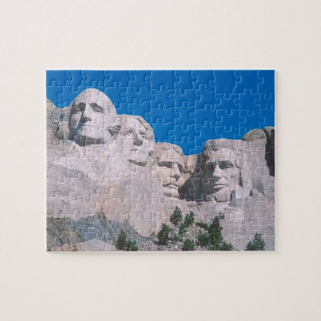 NA, USA, SD, Mount Rushmore. Jigsaw Puzzle (Horizontal)